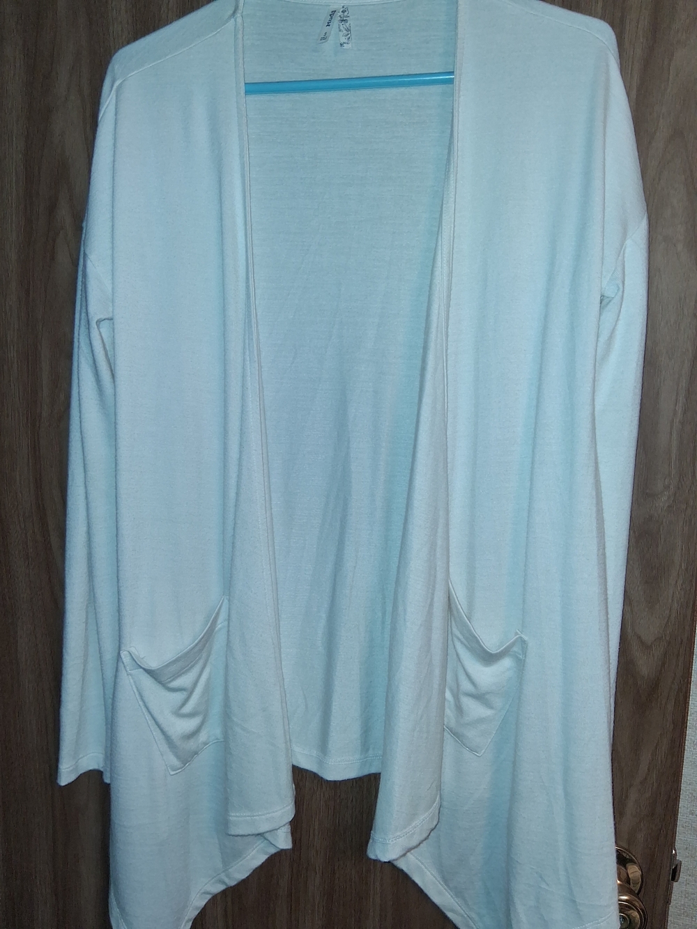 Mudd Light Blue Open Front Cardigan